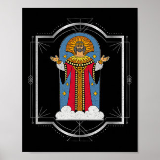 Dazhbog Ancient Mythological Slavic Paganism Russi Poster