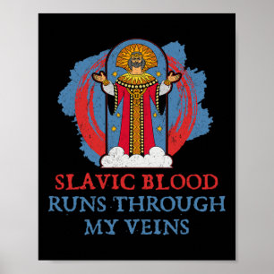 Dazhbog Ancient Mythological Slavic Paganism Russi Poster