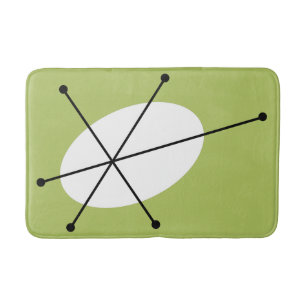 Dazzle Green bath mat