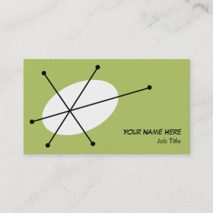 Dazzle Green business card