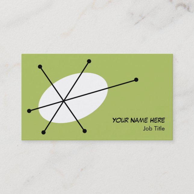 Dazzle Green business card (Front)
