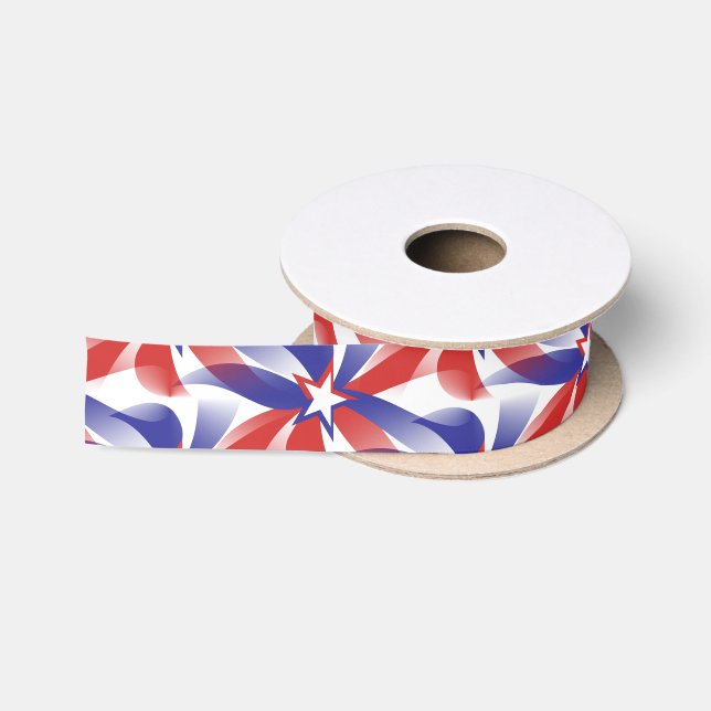 Dazzle Me Patriotic Satin Ribbon (Spool)