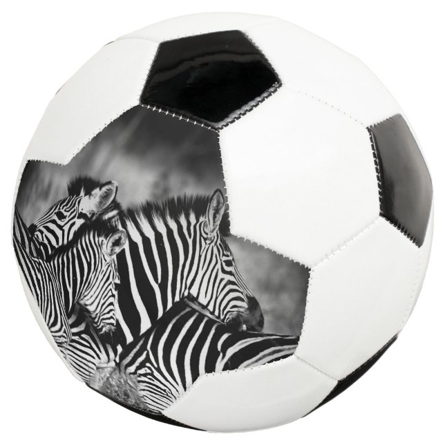 Dazzle of Zebra  Soccer Ball (Three Quarter)