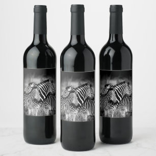 Dazzle of Zebra Wine Label