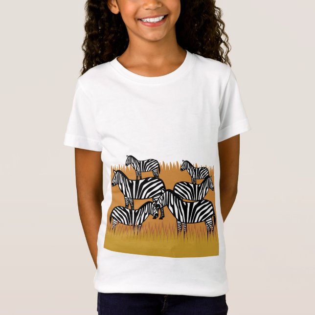 Dazzle of Zebras T-Shirt (Front)