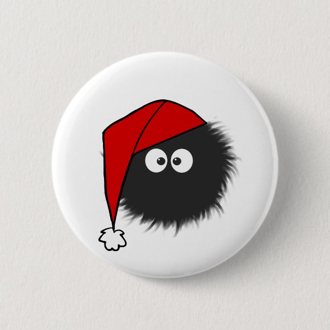 Dazzled Bug Christmas 6 Cm Round Badge (Front)