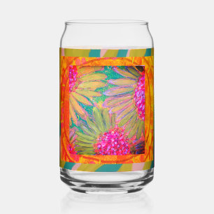 Dazzling Abstract Drinking Glass