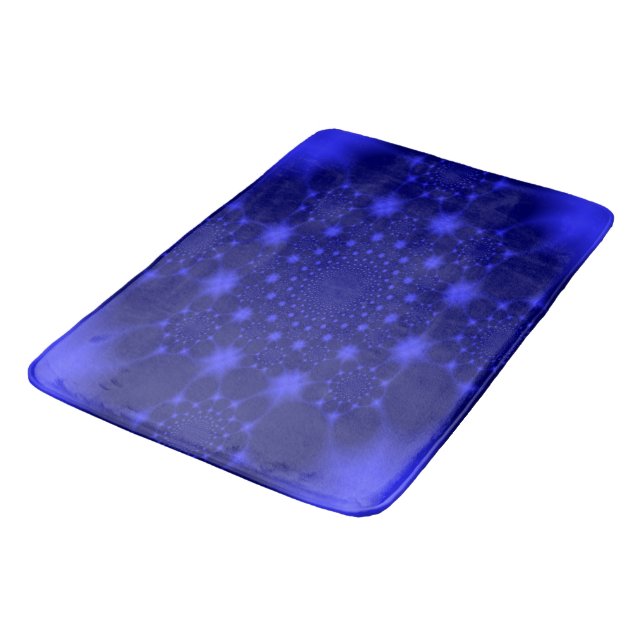 Dazzling Blue Bath Mat (Angled)
