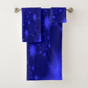 Dazzling Blue Bath Towel Set