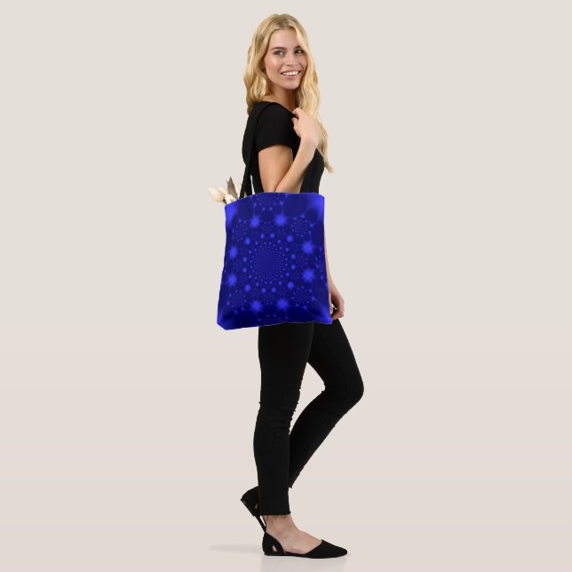 Dazzling Blue Tote Bag (On Model)