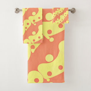 Dazzling Colourful Abstraction Pattern Bath Towel Set