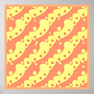 Dazzling Colourful Abstraction Pattern Poster