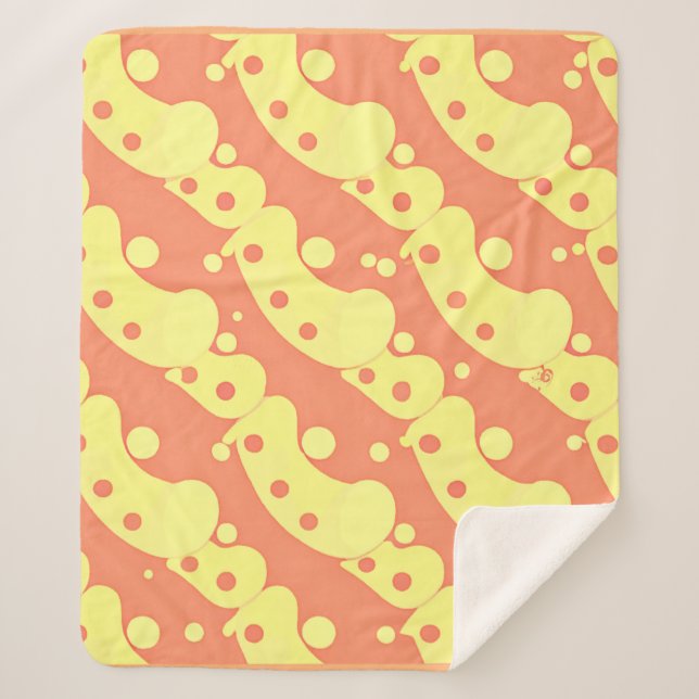 Dazzling Colourful Abstraction Pattern Sherpa Blanket (Front)