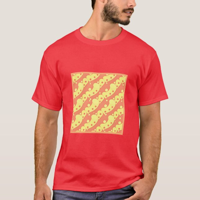 Dazzling Colourful Abstraction Pattern T-Shirt (Front)