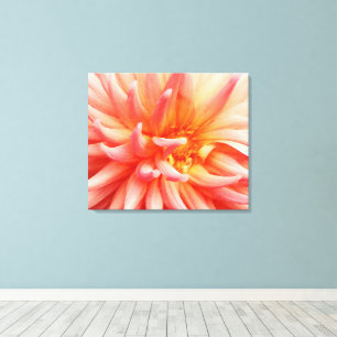 Dazzling Dahlia Flower Canvas Print