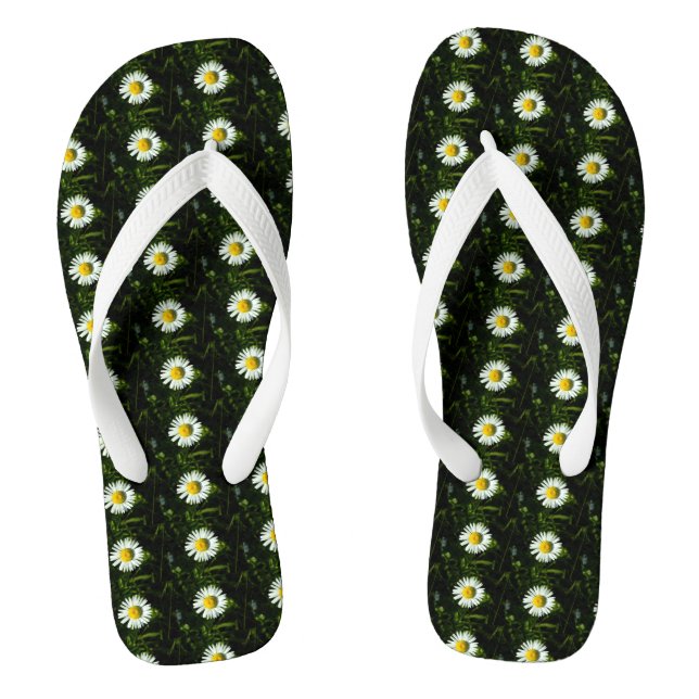 Dazzling Daisy Flip Flops (Footbed)