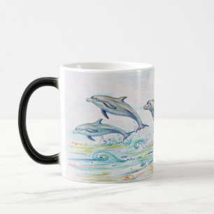 Dazzling Dolphins Morphing Mug