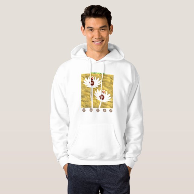 Dazzling flower style hoodie (Front Full)
