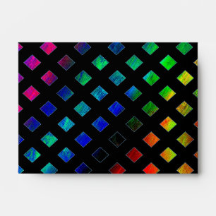 Dazzling Multi Coloured Diamonds Envelope
