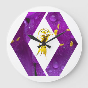 dazzling ostrich large clock