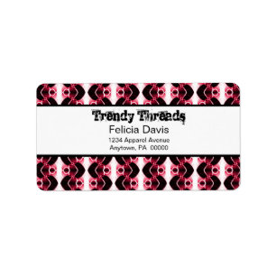 Dazzling Retro Address Labels