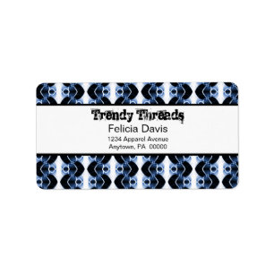 Dazzling Retro Address Labels