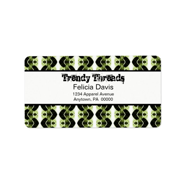Dazzling Retro Address Labels (Front)