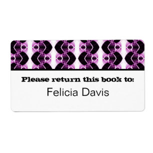 Dazzling Retro Bookplate Labels