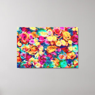 Dazzling Roses Canvas Print