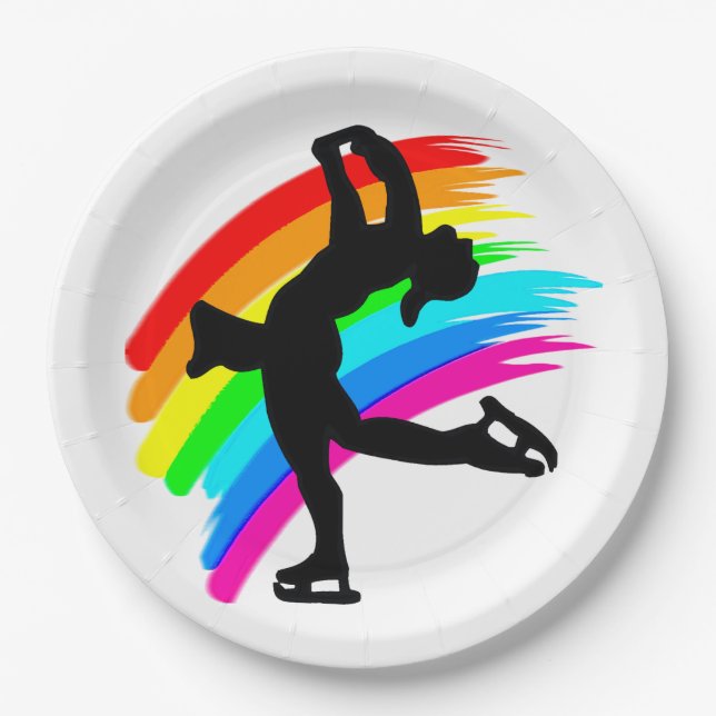 DAZZLING SKATER PAPER PLATE (Front)
