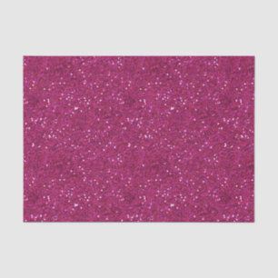 Dazzling Sparkly Chic Hot Pink Glitter Tissue Paper