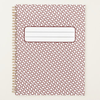 Dazzling Star Pattern Old School Tag Planner