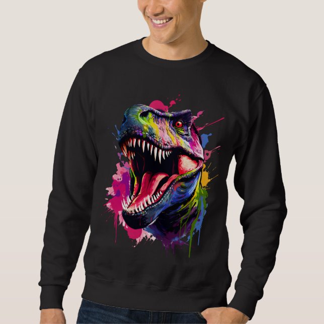 Dazzling T-Rex Sweatshirt (Front)