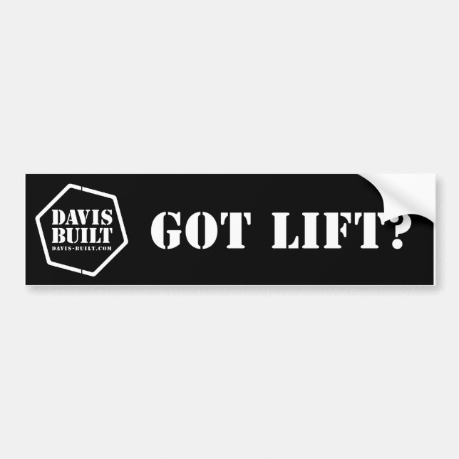db_bs_gotlift_rev bumper sticker (Front)