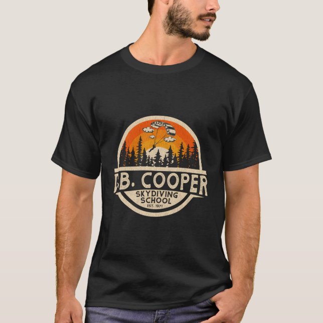 Db Cooper Skydiving School T-Shirt (Front)