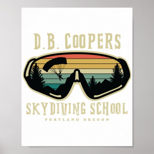 DB coopers skydiving school Portland oregon  Poster (Front)