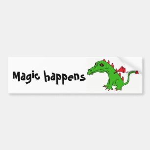 DB- Magic happens bumper sticker