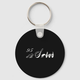 Db Squad Hand Sign Language Hearing Loss Awareness Key Ring