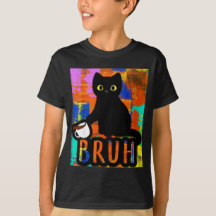 Dba-art Cute Kitten Costumes Vintage Cat Bruh Colo T-Shirt