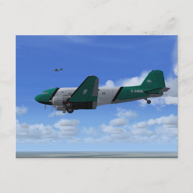 DC-3 Formation Postcard [BAV] (Front)