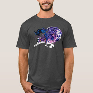 DC Comics Batman and Catwoman Motorcycles Premium  T-Shirt