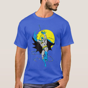 DC Comics Batman Christmas Lights Action Swing ret T-Shirt