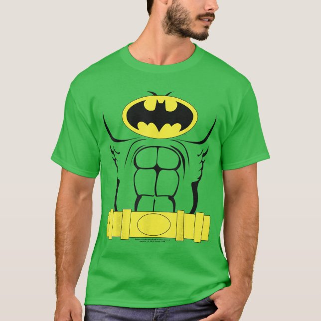 DC Comics Batman Costume Outline gift T-Shirt (Front)