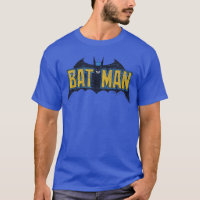 DC Comics Batman Distressed Vintage Text Logo