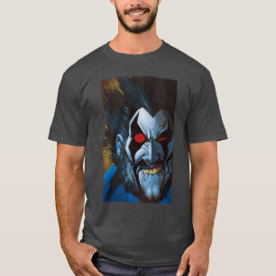 DC Comics Batman Lobo Big Face Portrait VNeck frie T-Shirt