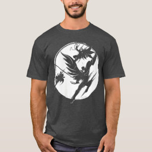 DC Comics Batman Moonlit Crime Fightingeam VNeck g T-Shirt