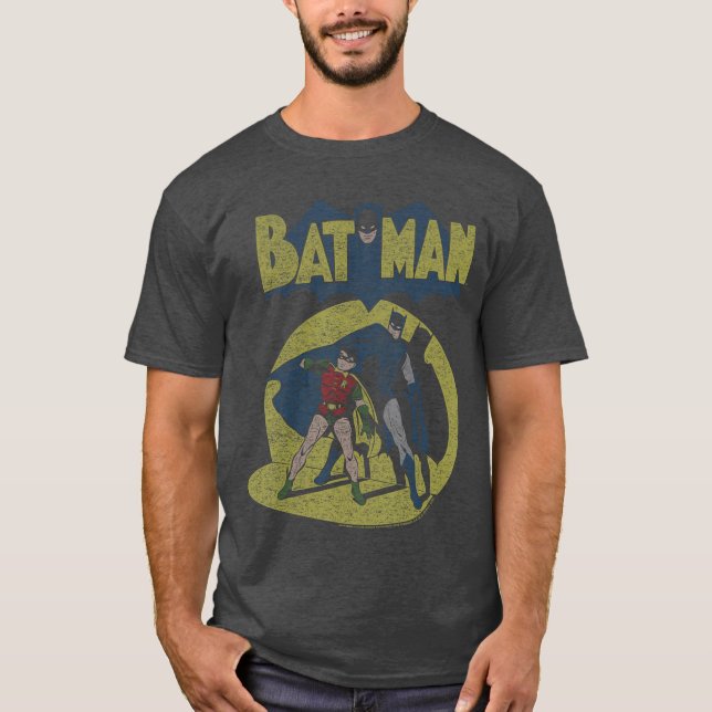 DC Comics Batman Vintage Spotlight T-Shirt (Front)