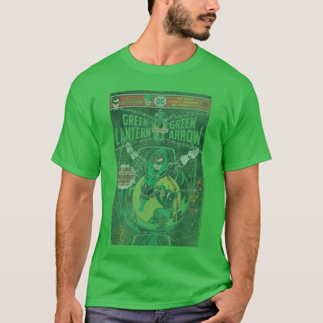 DC Comics Green Lantern And Green Arrow Comic Cove T-Shirt (Front)