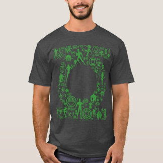 DC Comics Green Lantern Logo Icon Fill Premium T-Shirt