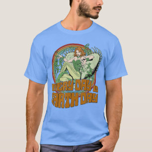 DC Comics Poison Ivy Retro Earth Day boy T-Shirt